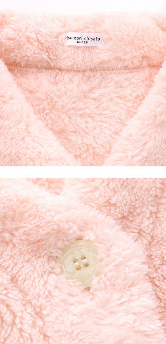 ワコール ツモリチサト ベスト フリース ミディロング丈 ネコ Wacoal tsumori chisato SLEEP