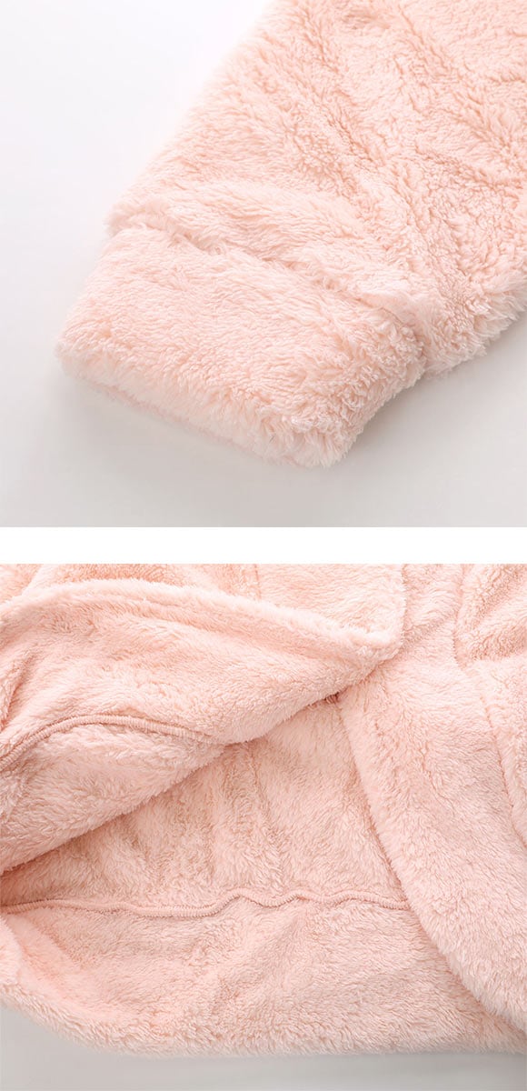 ワコール ツモリチサト スリープ フリース 羽織 ローブ ロング袖 ミドル丈 もこもこ ネコ Wacoal tsumori chisato SLEEP