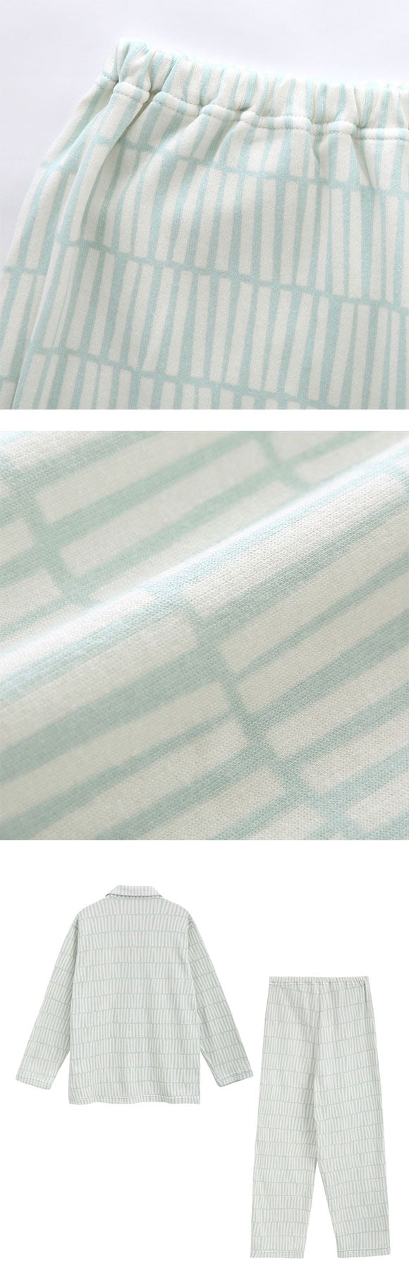 ワコール 睡眠科学 レディース シャツパジャマ 長袖 上下セット あったか SOU・SOU柄 Wacoal