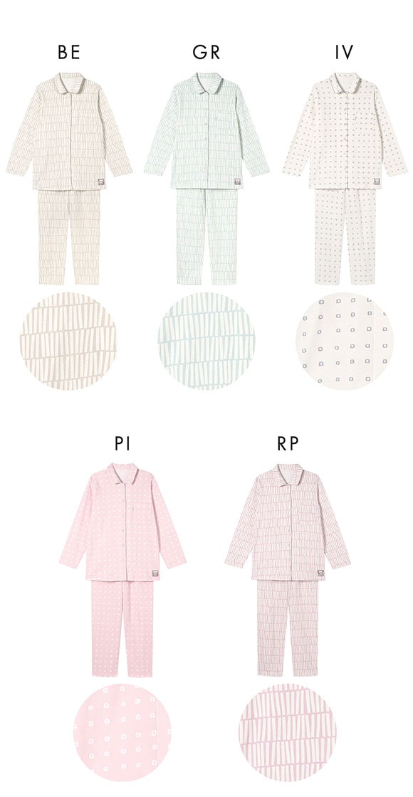 ワコール 睡眠科学 レディース シャツパジャマ 長袖 上下セット あったか SOU・SOU柄 Wacoal