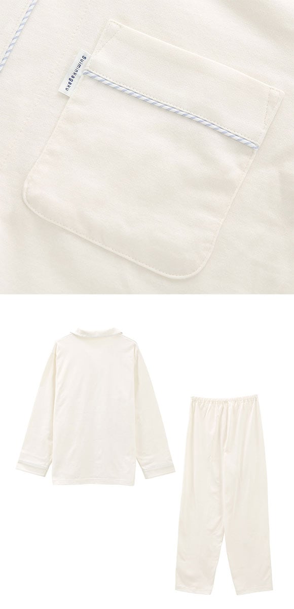 ワコール Wacoal 睡眠科学 レディース 綿100％ シャツパジャマ 長袖 上下セット オーガニックコットン ML ルームウェア パジャマ