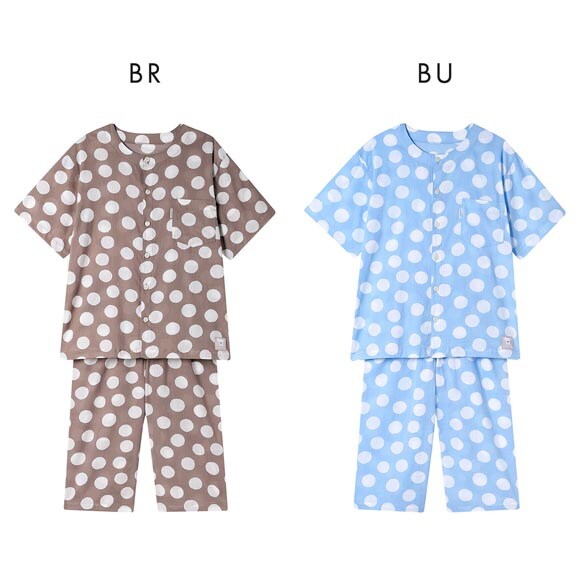 ワコール 睡眠科学 SOU･SOU柄 シャツパジャマ メンズ 高島ちぢみ 5分袖 7分丈パンツ 上下セット 綿100％ 吸汗速乾 Wacoal