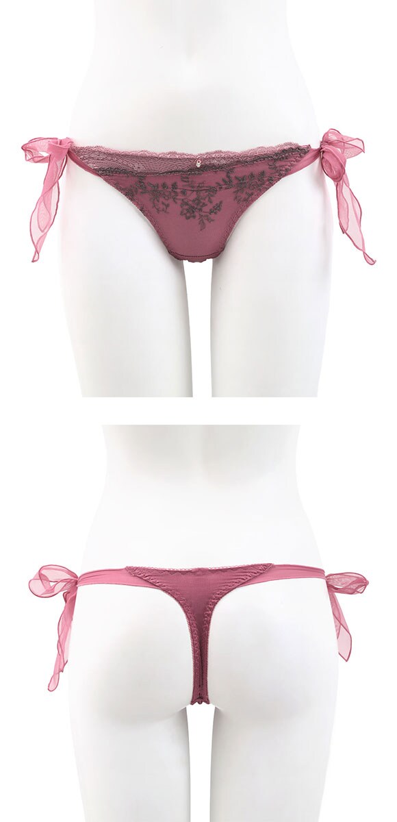 ココランジェ ミスティフローラ Tバック ショーツ サイドリボン COCO Linge