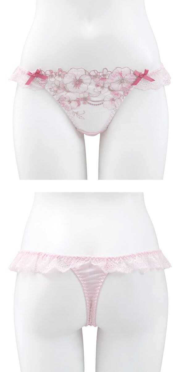 ココランジェ ブリリアントパンジー Tバック ショーツ COCO Linge