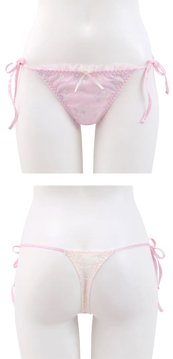 ココランジェ プチフラワーメロー Tバック ショーツ COCO Linge