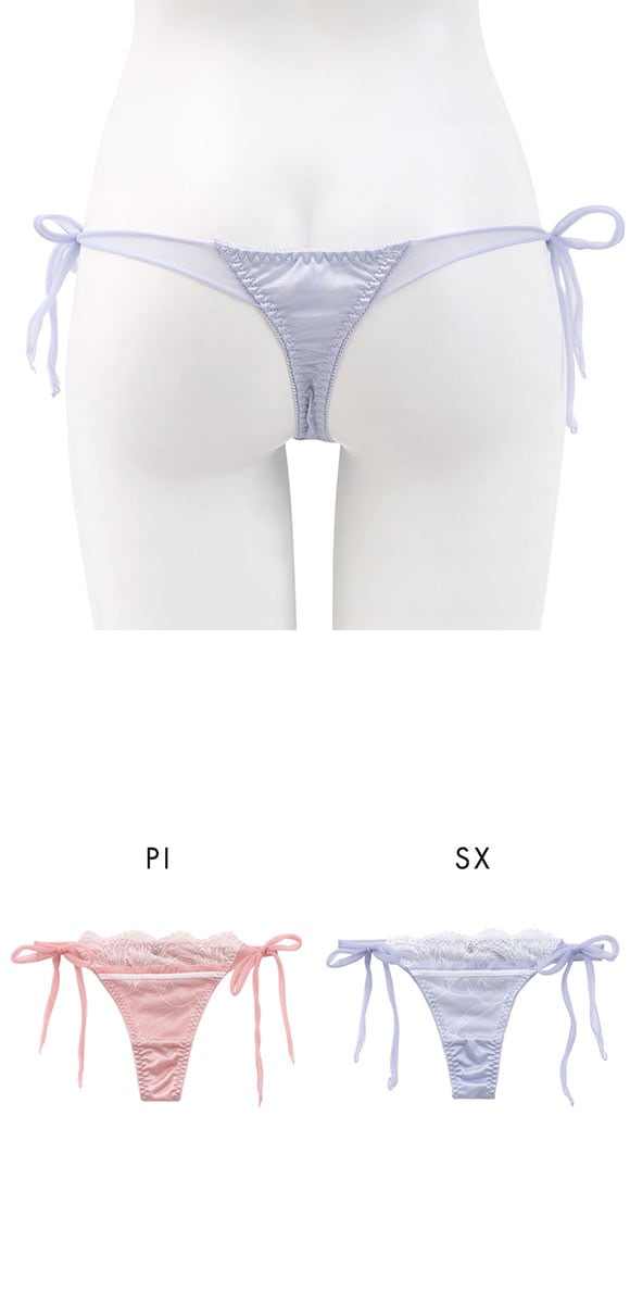 ココランジェ グラマラスミニョンヌ Tバック バックレース サイドリボン COCO Linge