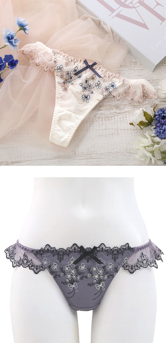 ココランジェ セレーナブーケ Tバック ショーツ COCO Linge