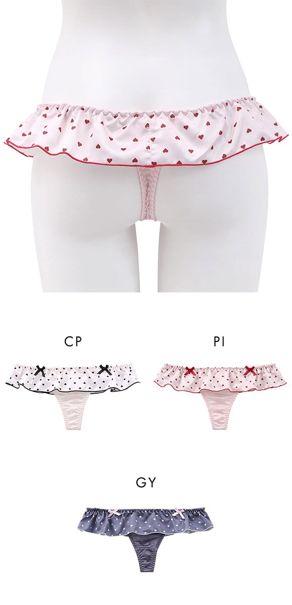 ココランジェ チャーミーハートドット Tバック ショーツ COCO Linge