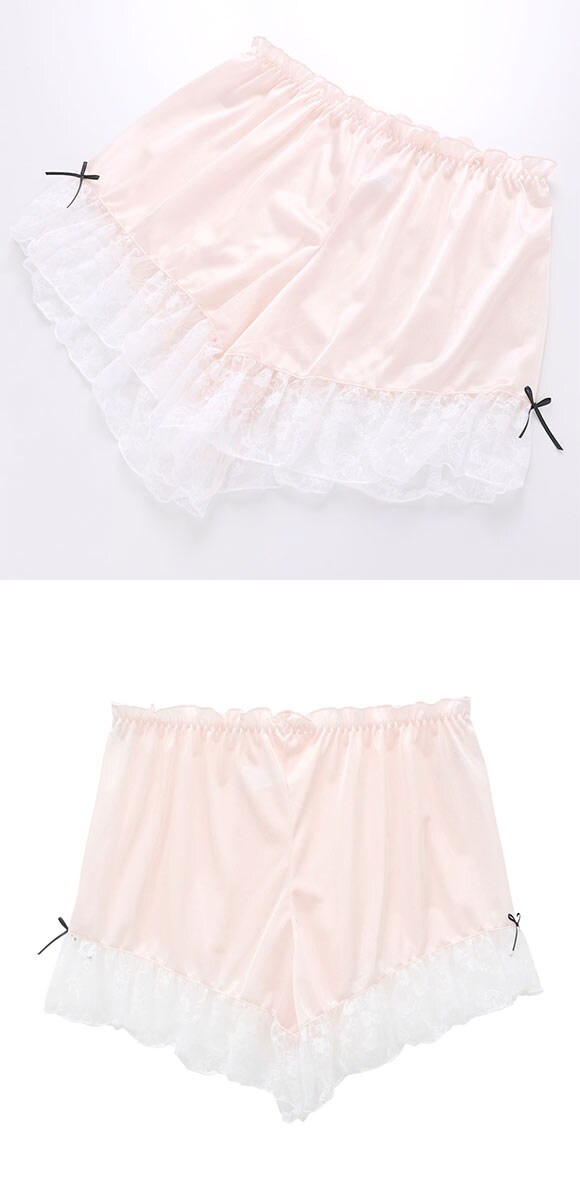 ココランジェ シアーシャーリングリボン タップパンツ COCO Linge