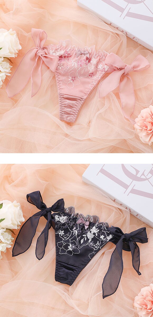 ココランジェ マルチキューティシフォン ショーツ Tバック サイドリボン 単品 COCO Linge