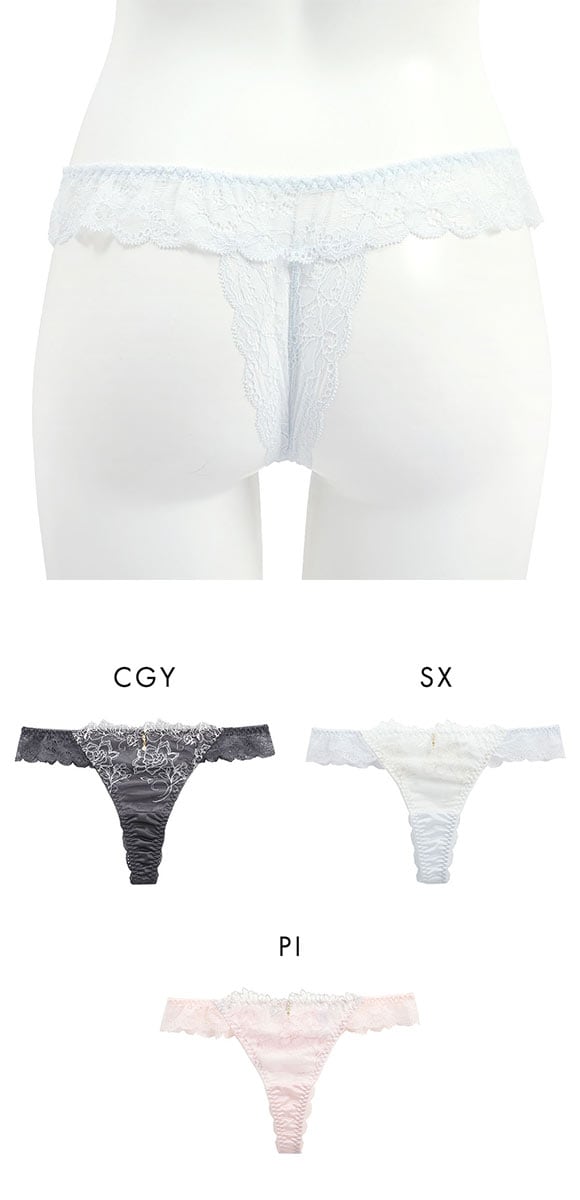 ココランジェ クラリティパール ショーツ Tバック 総レース COCO Linge