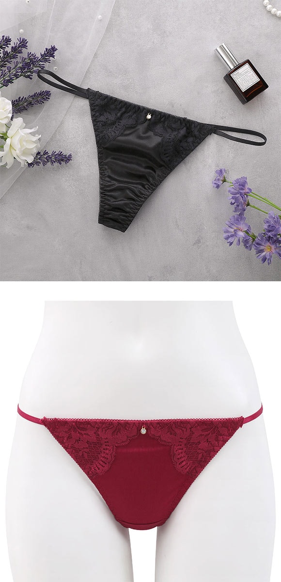 ココランジェ シャイニースムース Tバック ショーツ ストリング COCO Linge