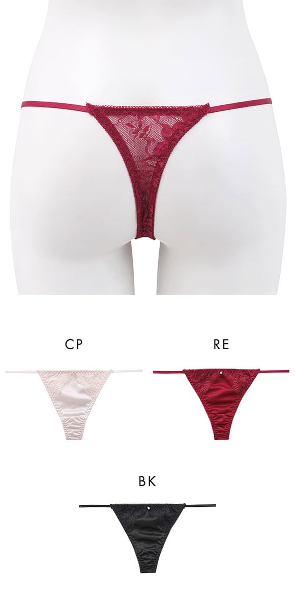 ココランジェ シャイニースムース Tバック ショーツ ストリング COCO Linge