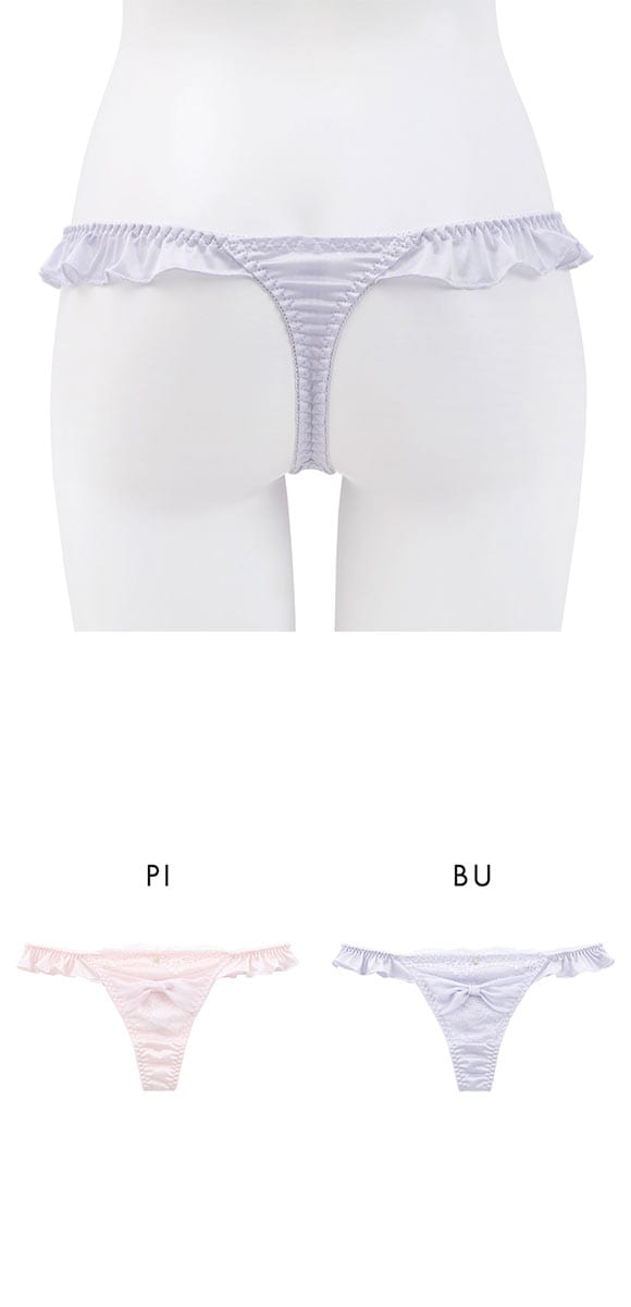 ココランジェ スパークルリボン Tバック ショーツ COCO Linge