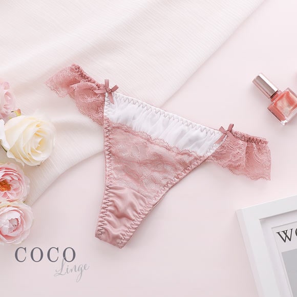 ココランジェ ダスティパルファム Tバック ショーツ バックレース タンガ COCO Linge