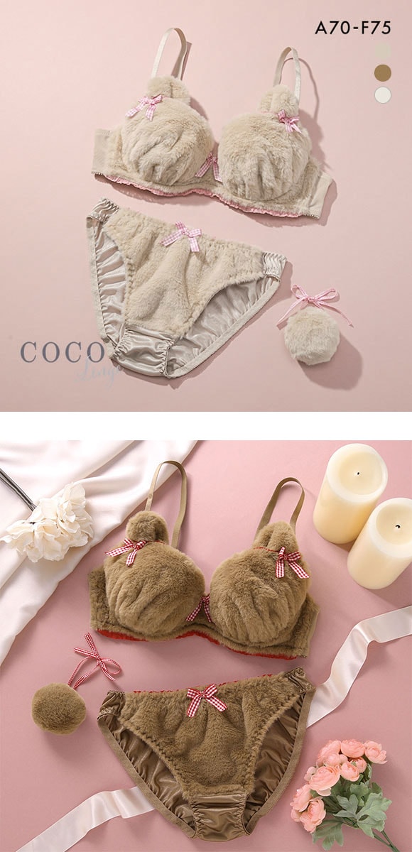 ココランジェ COCO Linge テディベア ブラジャー ショーツ セット