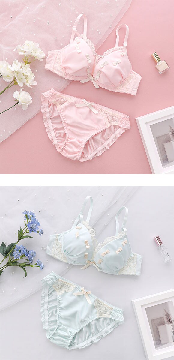 ココランジェ プティリボン ブラジャー ショーツ セット COCO Linge