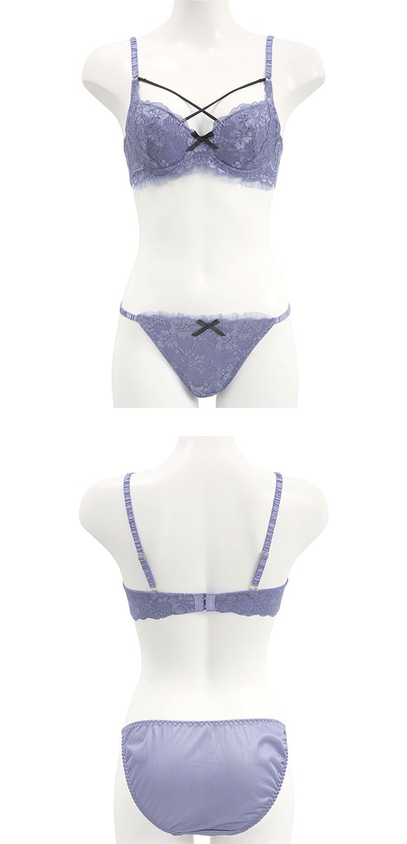 ココランジェ コケティッシュコード ブラジャー ショーツ セット COCO Linge 大きいサイズ