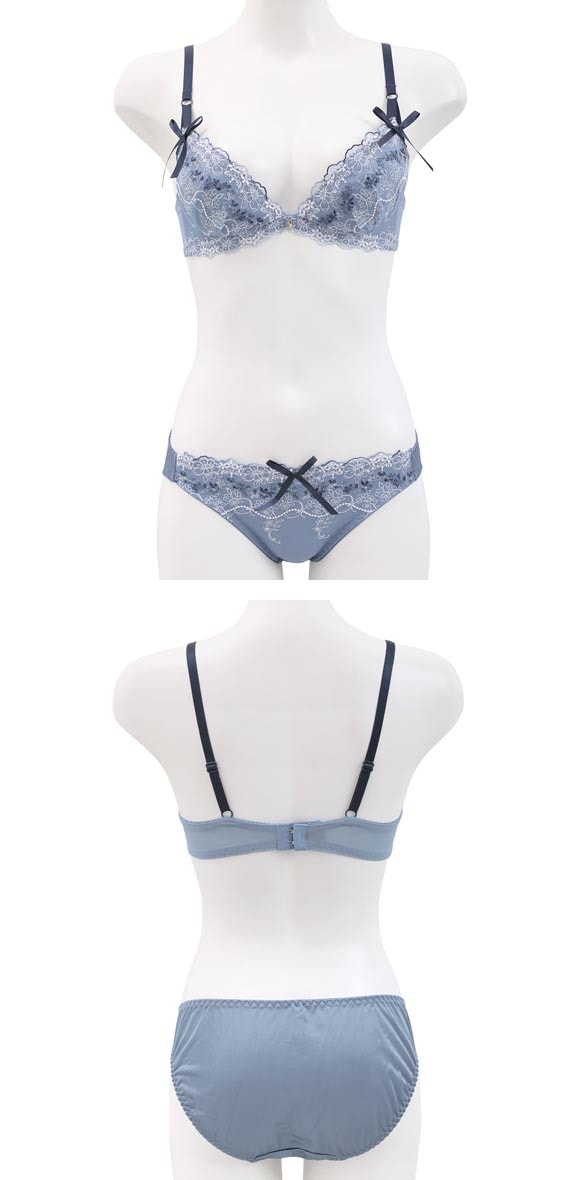 ココランジェ メリーガーデン やわらかカップ ソフトワイヤー ブラジャー ショーツ セット COCO Linge