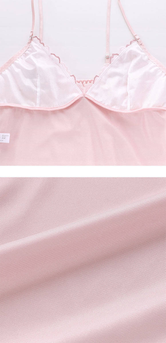 ココランジェ ユーフォリアフラワーシフォン 75cm スリップ ランジェリー COCO Linge