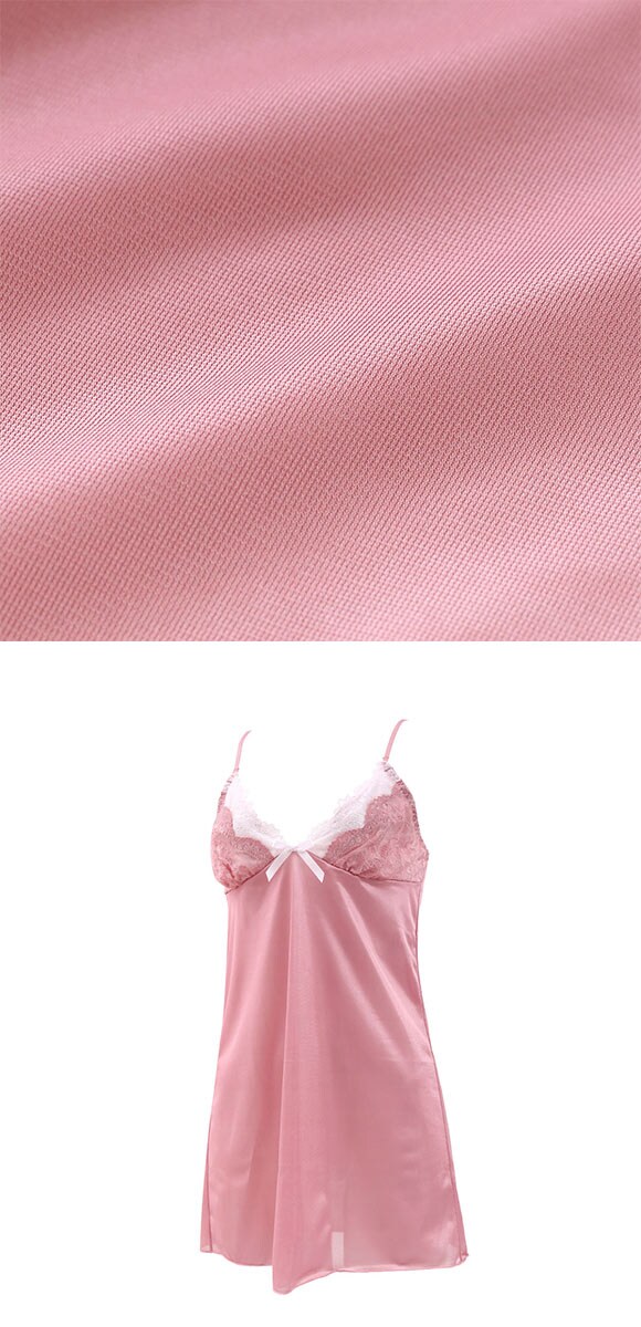 ココランジェ レイヤークルールレース ランジェリー スリップ 75cm丈 COCO Linge