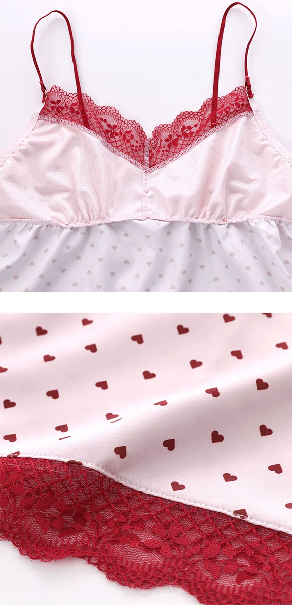 ココランジェ チャーミーハートドット キャミソール ランジェリー COCO Linge