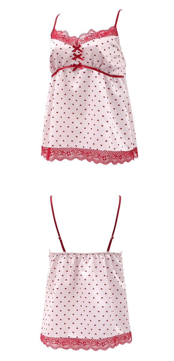 ココランジェ チャーミーハートドット キャミソール ランジェリー COCO Linge