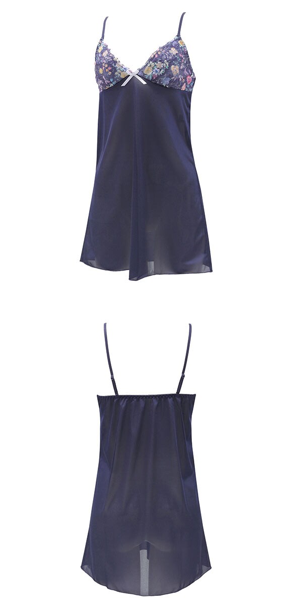 ココランジェ ブルーミングヴェール スリップ ロングキャミソール ランジェリー 単品 COCO Linge