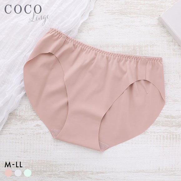 ココランジェ ふわふわカップ ノンワイヤー ぺア シームレス ショーツ COCO Linge