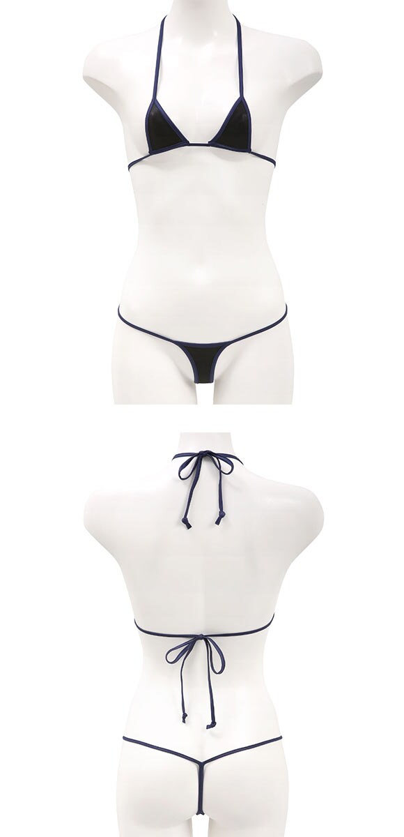 レディース マイクロブラ PLAY WET super sexy micro bra set 2tone ブラセット Gストリング Ladys セクシー下着