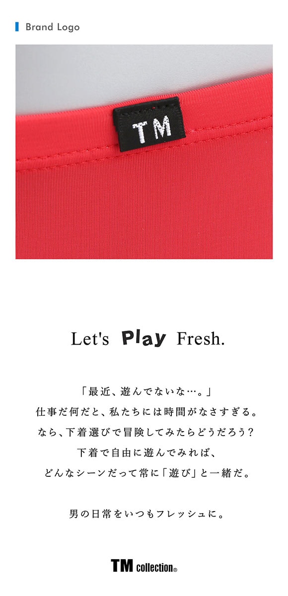 ティーエム コレクション STRIKESKIN サイドラインブルマ フルバック ビキニ メンズ セクシー 前閉じ