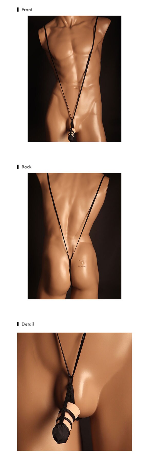 ティーエム コレクション STRIKESKIN 3連コックリング風 ポールデコ Suspenders サスペンダー メンズ TM collection 日本製