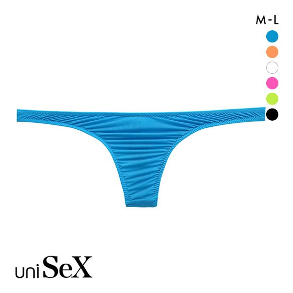 ユニセックス uniSeX SPヌメ2way シンプルハイレグ Tバック ショーツ ビキニ ML TMコレクション 男女兼用 ジェンダーレス