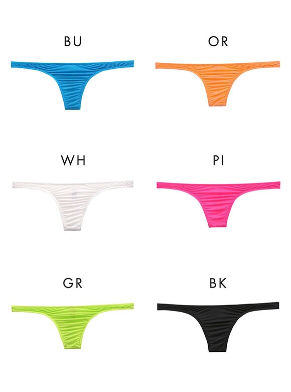 ユニセックス uniSeX SPヌメ2way シンプルハイレグ Tバック ショーツ ビキニ ML TMコレクション 男女兼用 ジェンダーレス