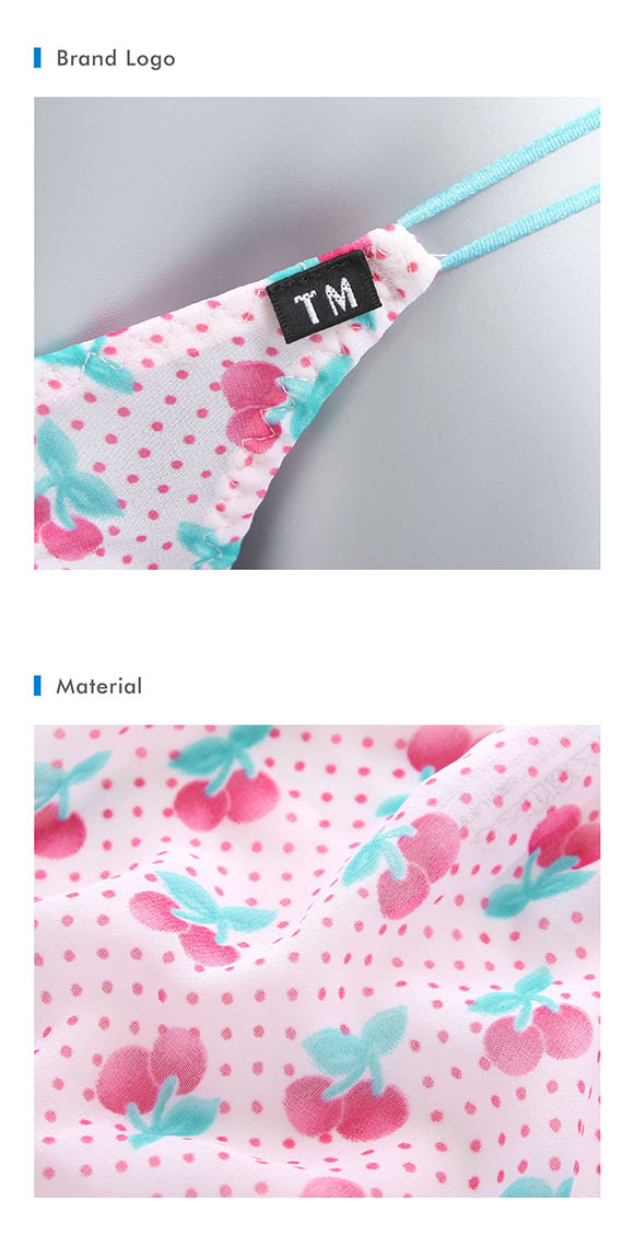 ティーエム コレクション ふんわりシフォン Wループ Tバック TM collection