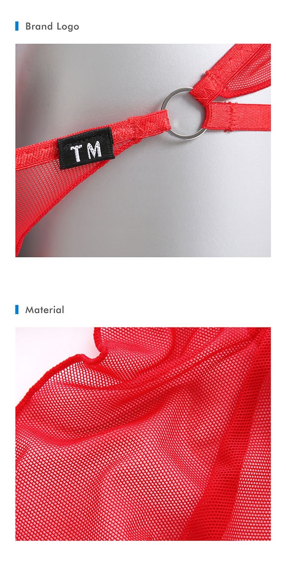 ティーエム コレクション Powernet×ストラップ バイク風 G-STRING TM collection