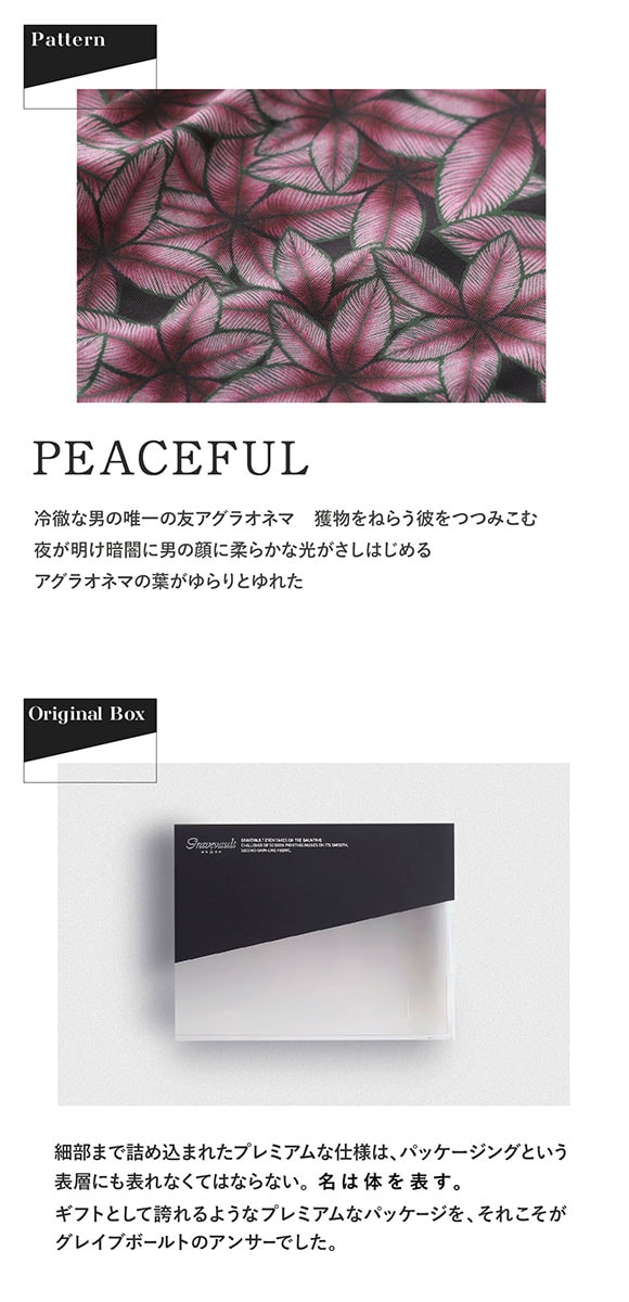 グレイブボールト PEACEFUL ビキニ ブリーフ フルバック ML メンズ 前閉じ 日本製 Gravevault