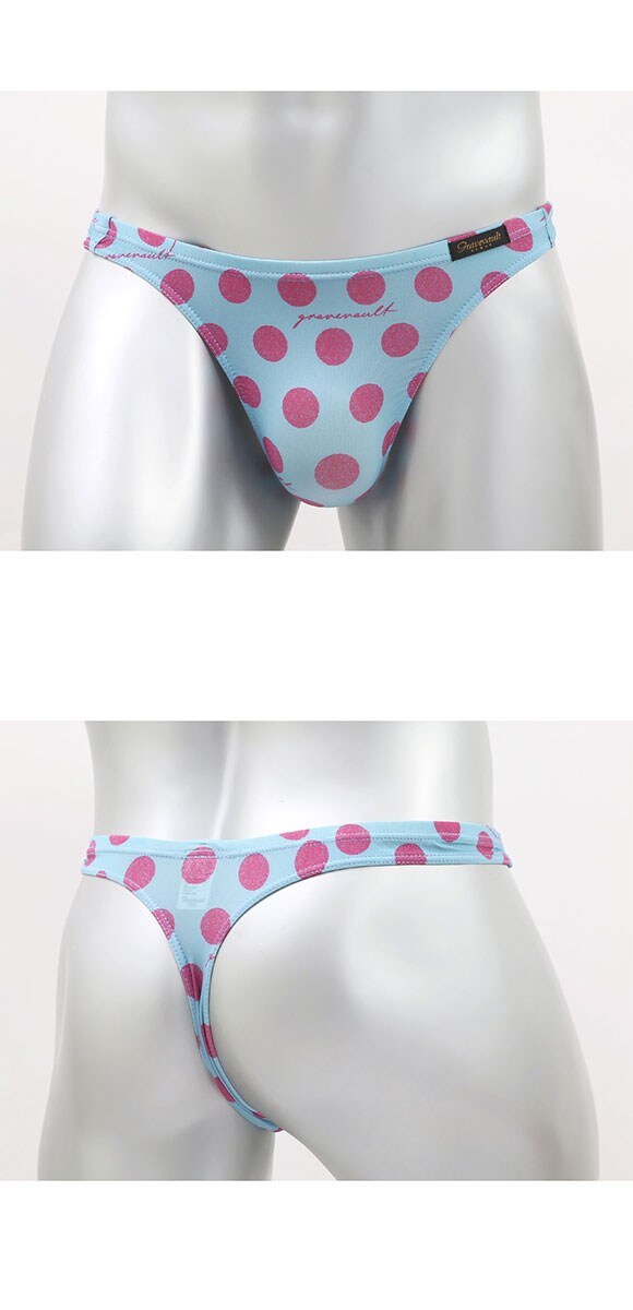 グレイブボールト Bubble gum Tバック ビキニ ブリーフ ML メンズ 前閉じ 日本製 Gravevault 国産