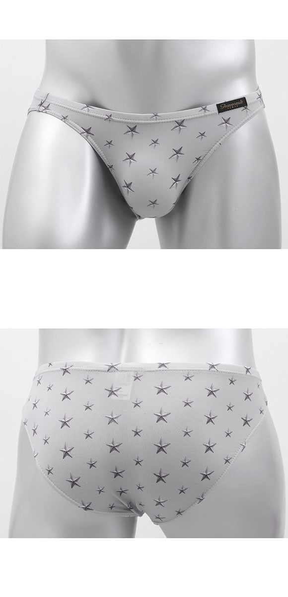 グレイブボールト STAR STUDS ビキニ ブリーフ フルバック ML メンズ 前閉じ 日本製 Gravevault 国産