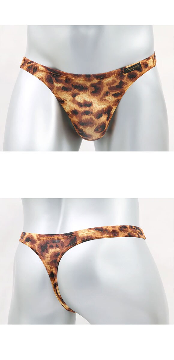 グレイブボールト LEOPARD Tバック ビキニ ML メンズ 前閉じ 日本製 Gravevault 国産