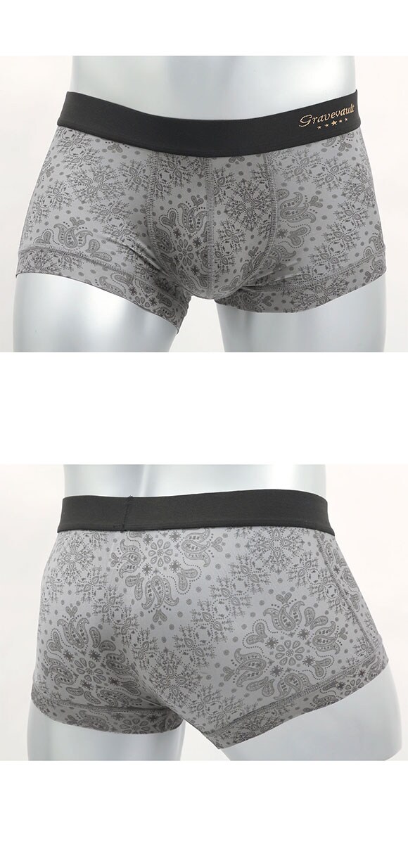 グレイブボールト Bandana ローライズ ボクサーパンツ SML メンズ 前閉じ 日本製 Gravevault 国産