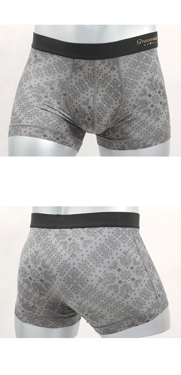 グレイブボールト Bandana ショート ボクサーパンツ XL XXL メンズ 前閉じ 日本製 Gravevault 国産