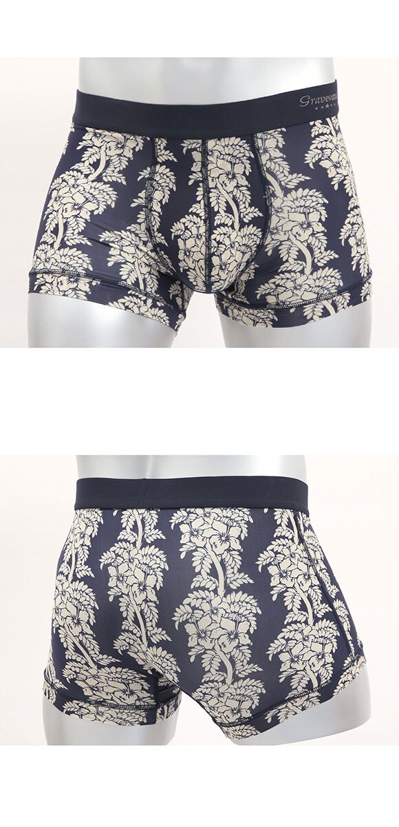 グレイブボールト aloha ショート ボクサーパンツ SML メンズ 前閉じ 日本製 Gravevault 国産