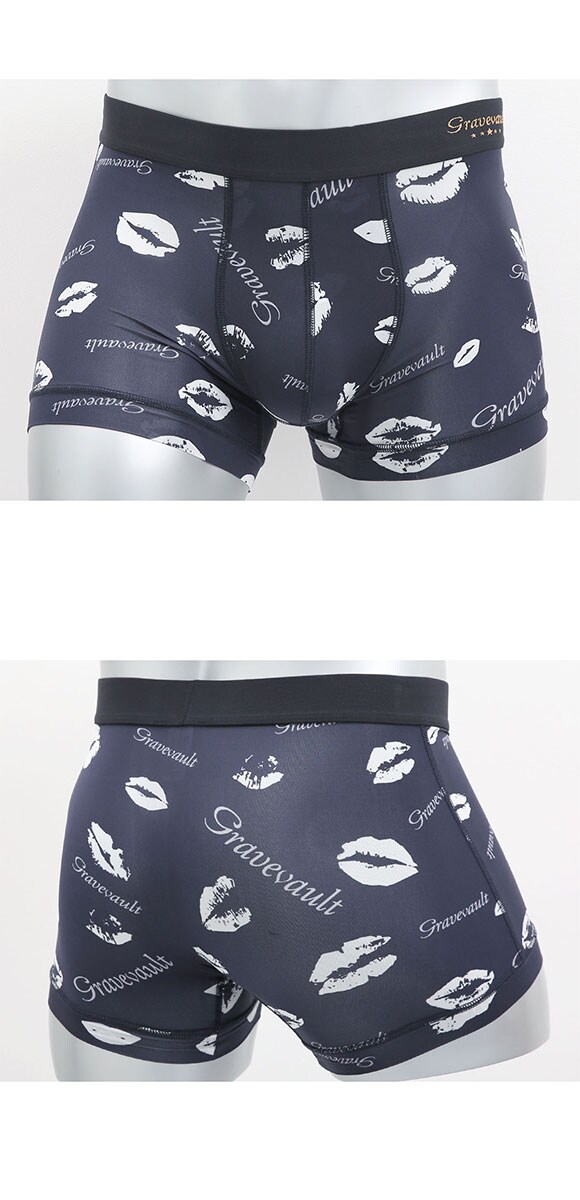 グレイブボールト Kiss ショート ボクサーパンツ XL XXL 大きいサイズ メンズ 前閉じ 日本製 Gravevault 国産