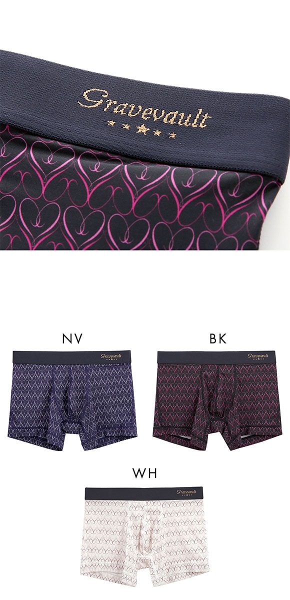 グレイブボールト Gravevault Gift ショート ボクサーパンツ メンズ アンダーウェア 前とじ SML