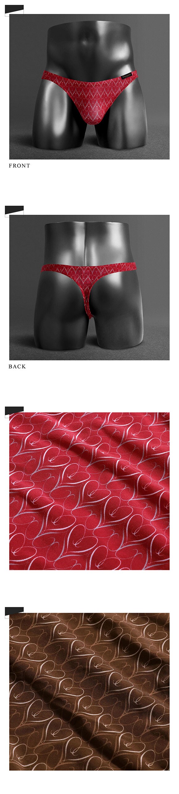 グレイブボールト Gravevault×SHIROHATO 別注 限定カラー GIFT Tバック ビキニ  ML メンズ 前とじ