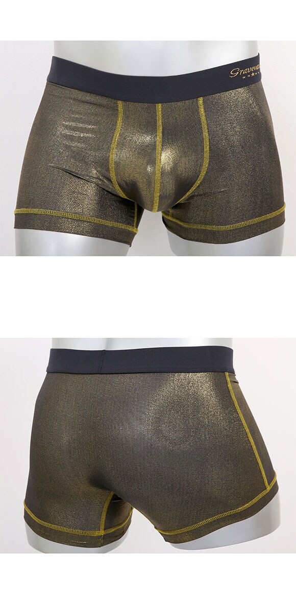 グレイブボールト Metallic ショート ボクサーパンツ メンズ Gravevault 前とじ XL 3052582 大きいサイズ
