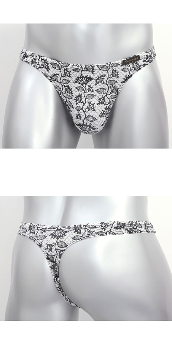 グレイブボールト BARBED FLOWER Tバック ビキニ ML メンズ Gravevault 前とじ 3052606 日本製