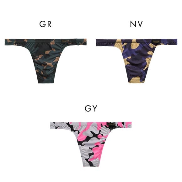 グレイブボールト Stealth camo Tバック ビキニ メンズ 前とじ M L Gravevault