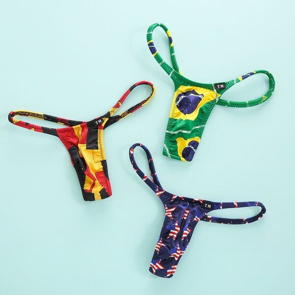 ティーエム コレクション YKS National Flag ハギナシシャープ Tバック ML メンズ ビキニ ブリーフ セクシー TM collection